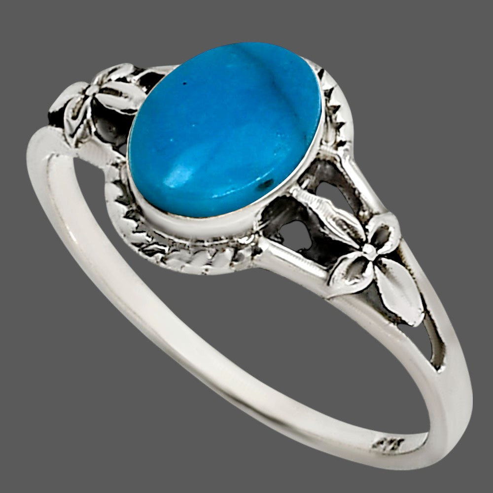 Sleeping Beauty Turquoise Ring size-6 R-1300 SDR250989