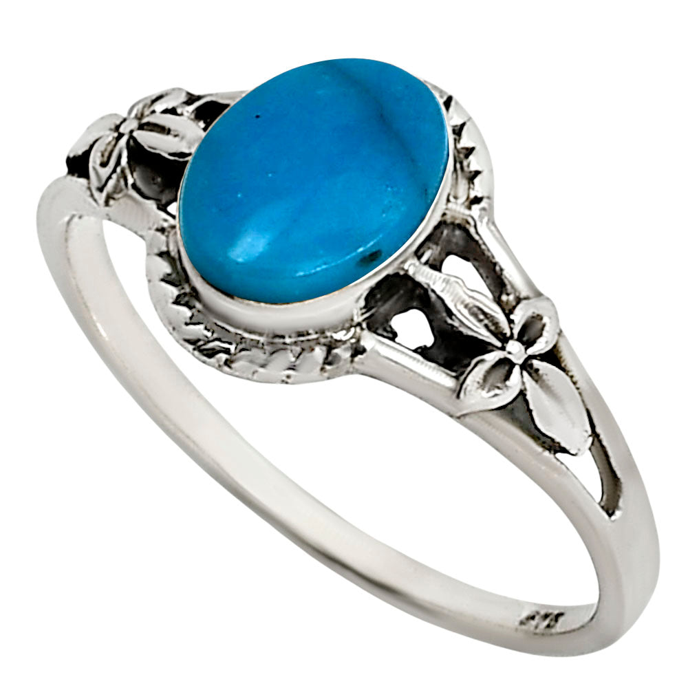 Sleeping Beauty Turquoise Ring size-6 R-1300 SDR250989