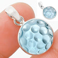 Fancy Cut Premium Sky Blue Topaz Pendant P-1001 13-EP10045
