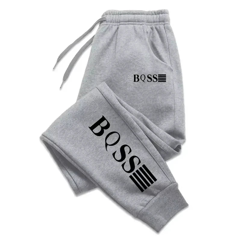 Men's sportswear fashionable printed fashion pants multifunctional soft and high-quality elastic waist casual pants