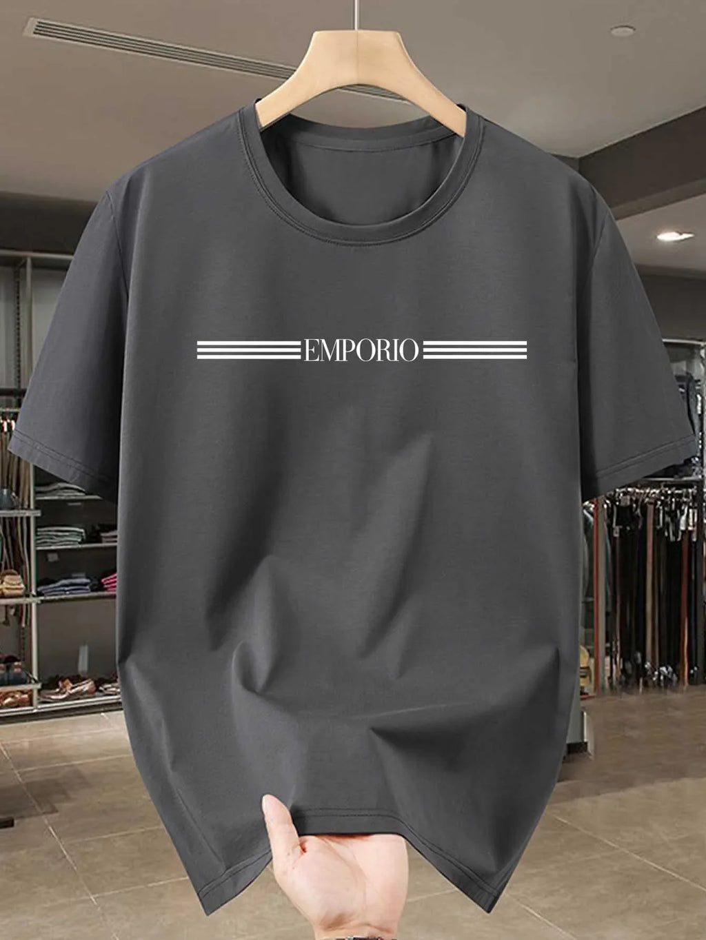 Men's T-Shirts - Breathable Moisture-Wicking Short Sleeve Round Neck Casual & Athletic Tees, All-Season Comfort Fit for Gym