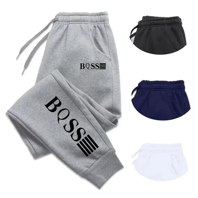 Men's sportswear fashionable printed fashion pants multifunctional soft and high-quality elastic waist casual pants