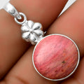 Natural Pink Tulip Quartz Pendant P-1308 SDP113179