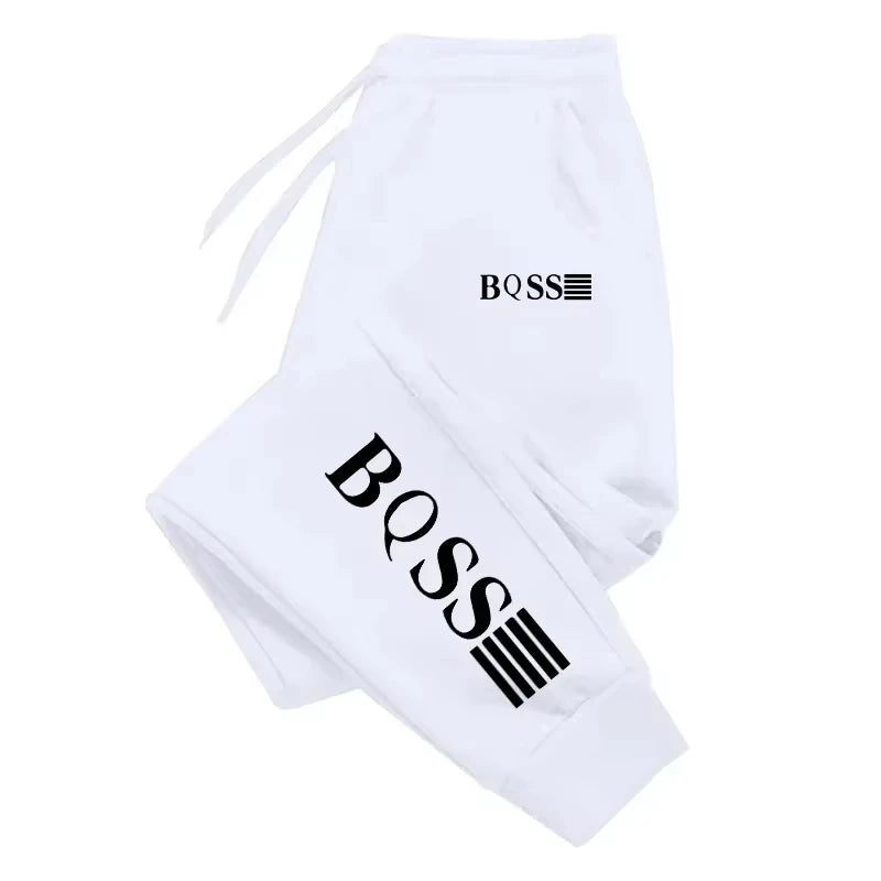 Men's sportswear fashionable printed fashion pants multifunctional soft and high-quality elastic waist casual pants